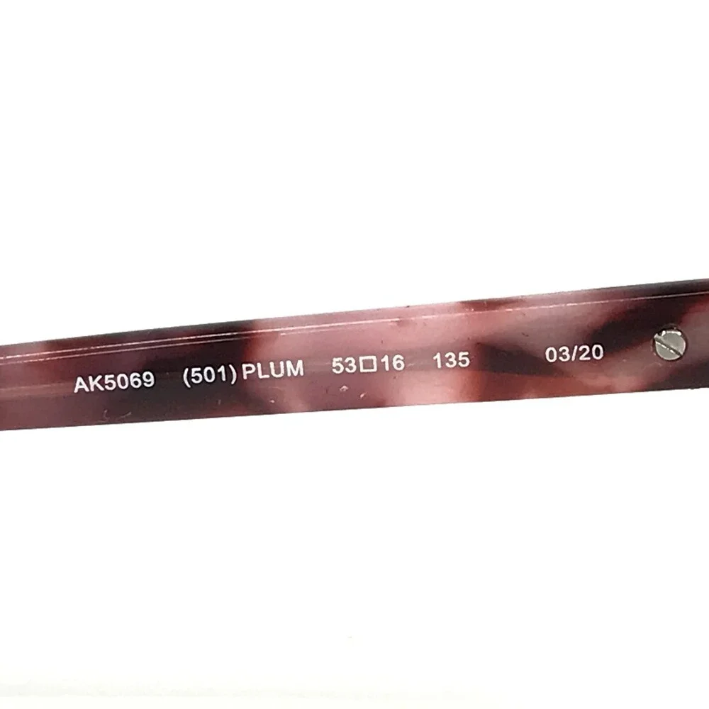 Anne Klein Eyeglasses Frames AK5069 501 PLUM Purple Tortoise Cat Eye 53-16-135